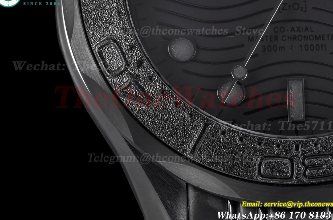 42mm PVD Seamaster Black MY8215 300m Dial PVD GDF 0130